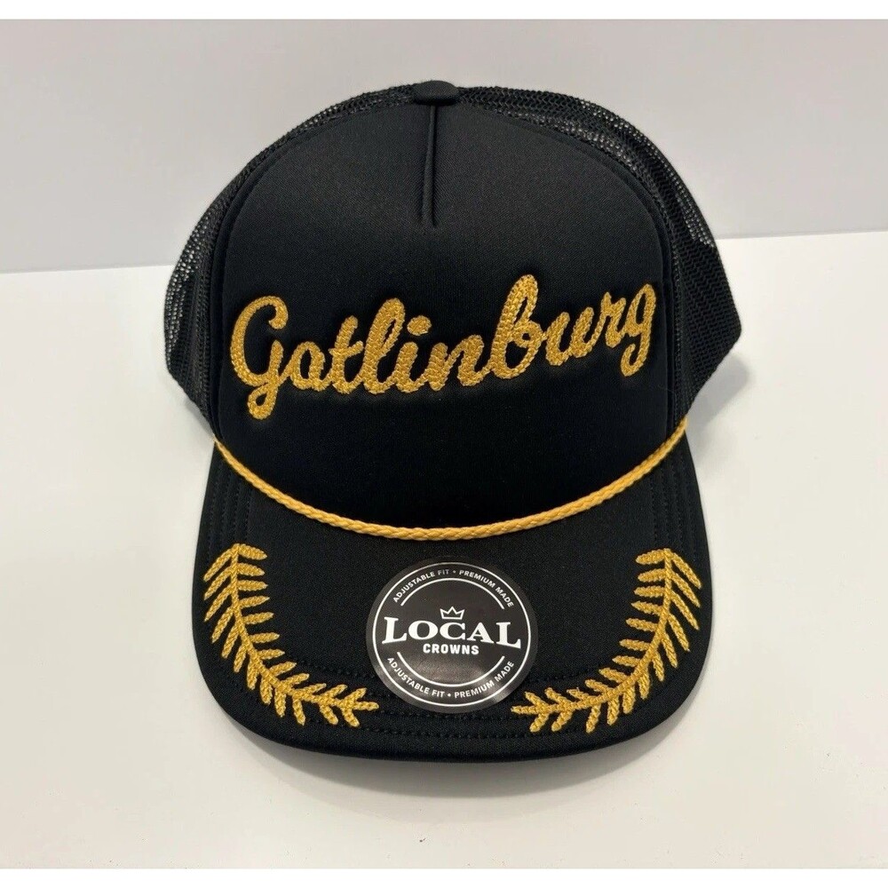 Local Crowns Gatlinburg Embroidered Snapback Trucker Hat Adjustable New